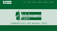 Desktop Screenshot of hanseatic-agri.com